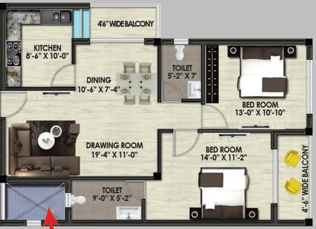 2 BHK