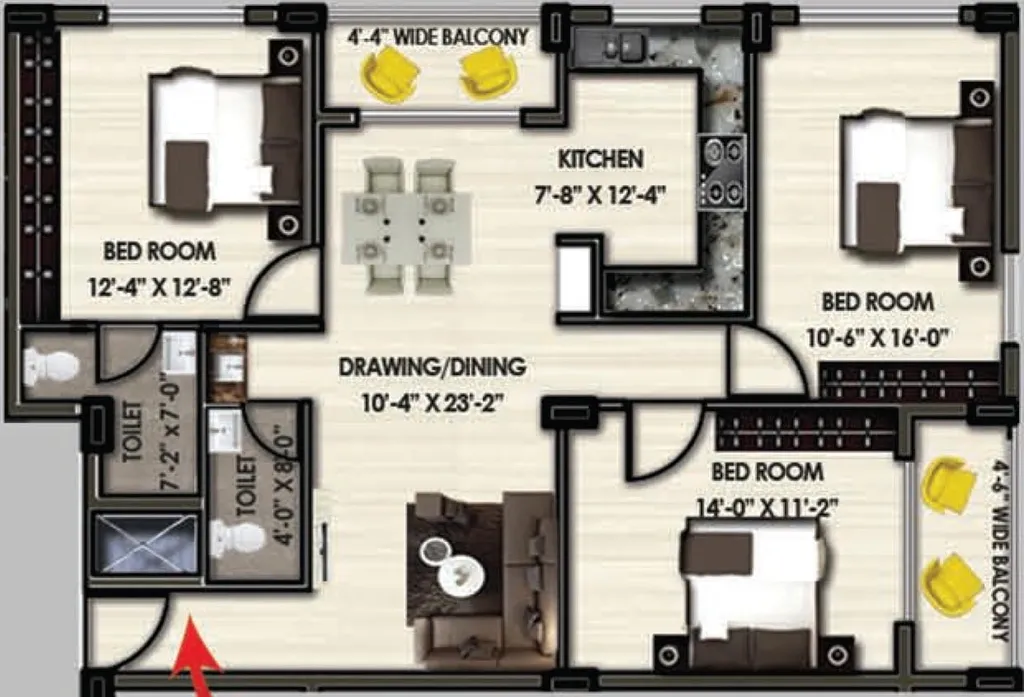 3 BHK