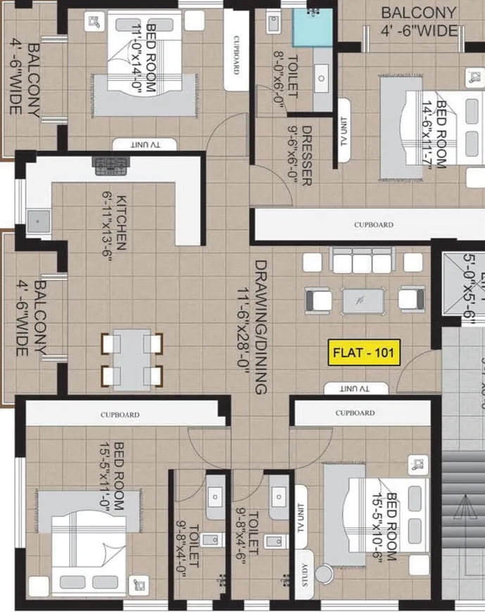 4 BHK