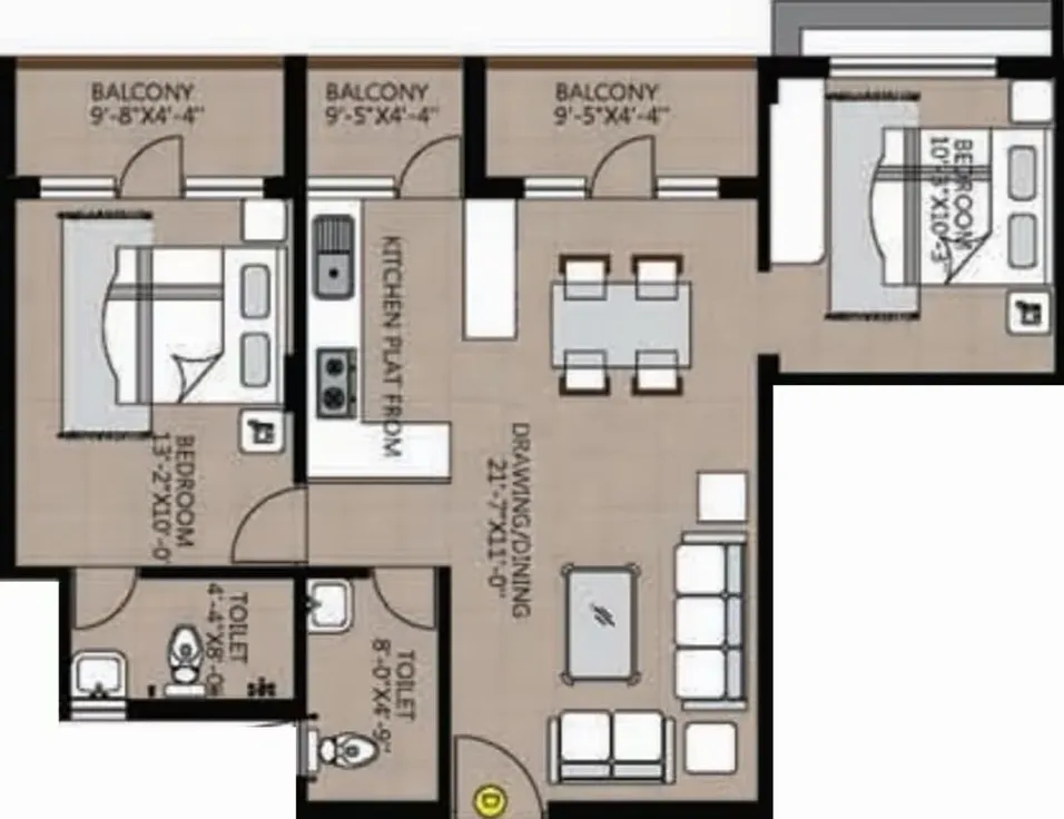 2 BHK
