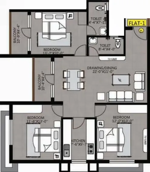 3 BHK